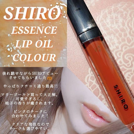 エッセンスリップオイルカラー/SHIRO/リップオイルを使ったクチコミ(3枚目)