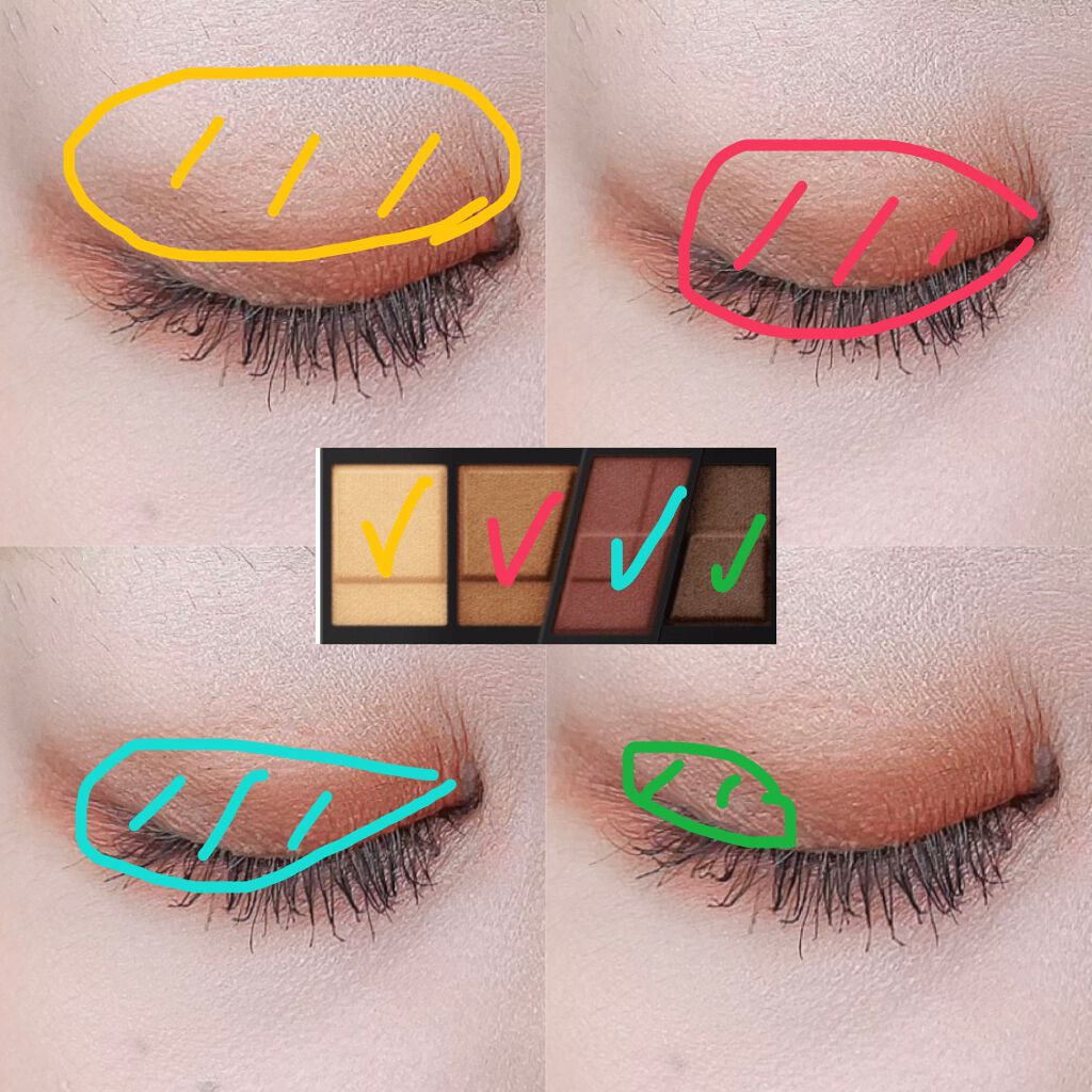 デザイニングブラウンアイズ/KATE/アイシャドウパレットを使ったクチコミ(2枚目)