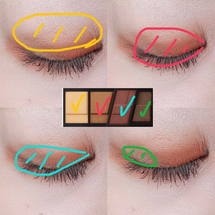 デザイニングブラウンアイズ/KATE/アイシャドウパレットを使ったクチコミ(2枚目)