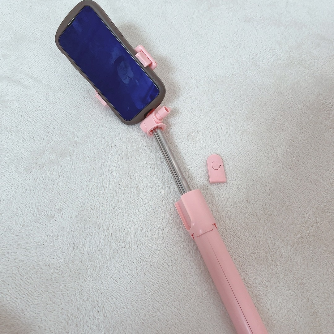 携帯用セルフィースティック 三脚付き/SHEIN/その他を使ったクチコミ（3枚目）