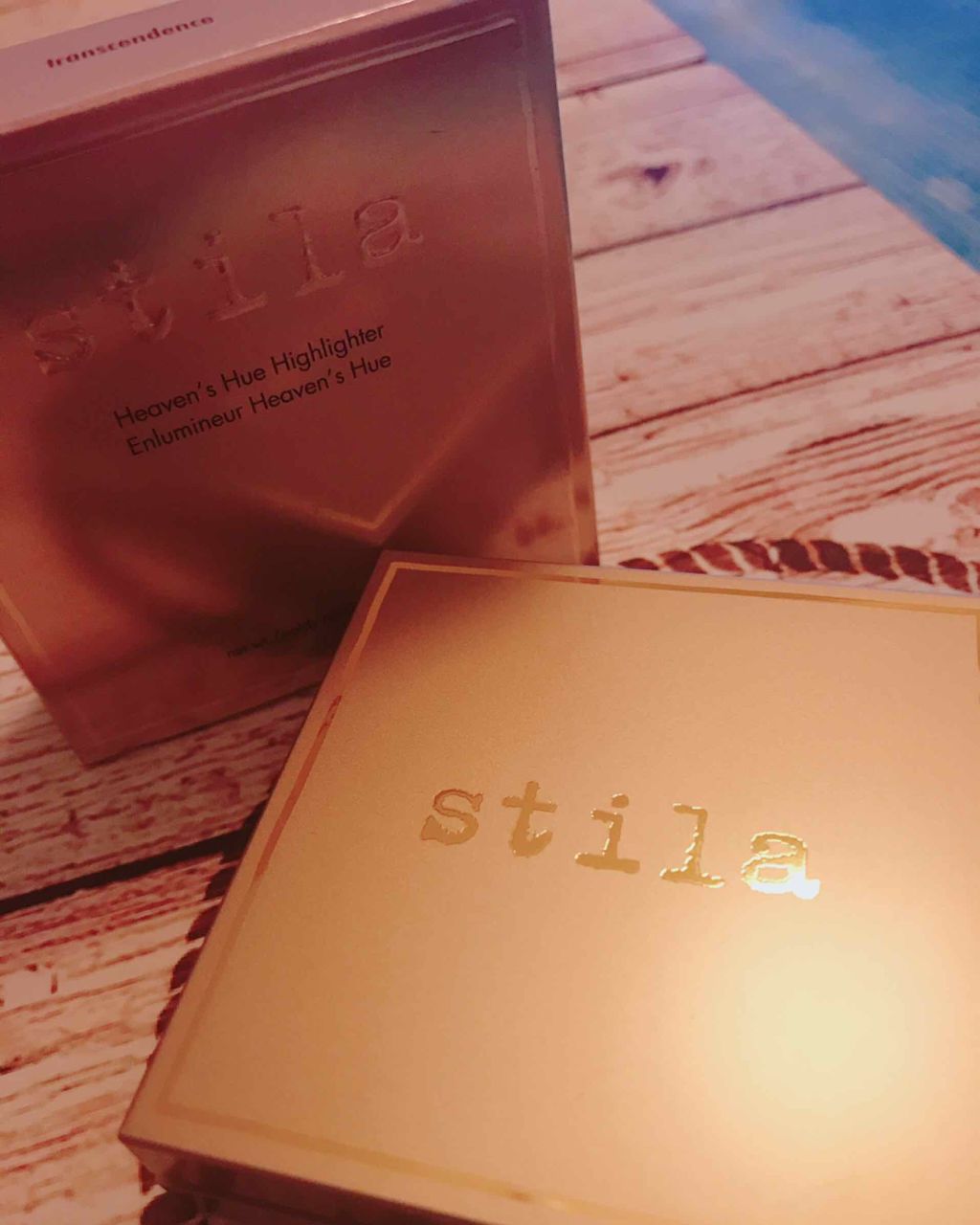 Heaven's Hue highlighter/stila/パウダーハイライトを使ったクチコミ（1枚目）