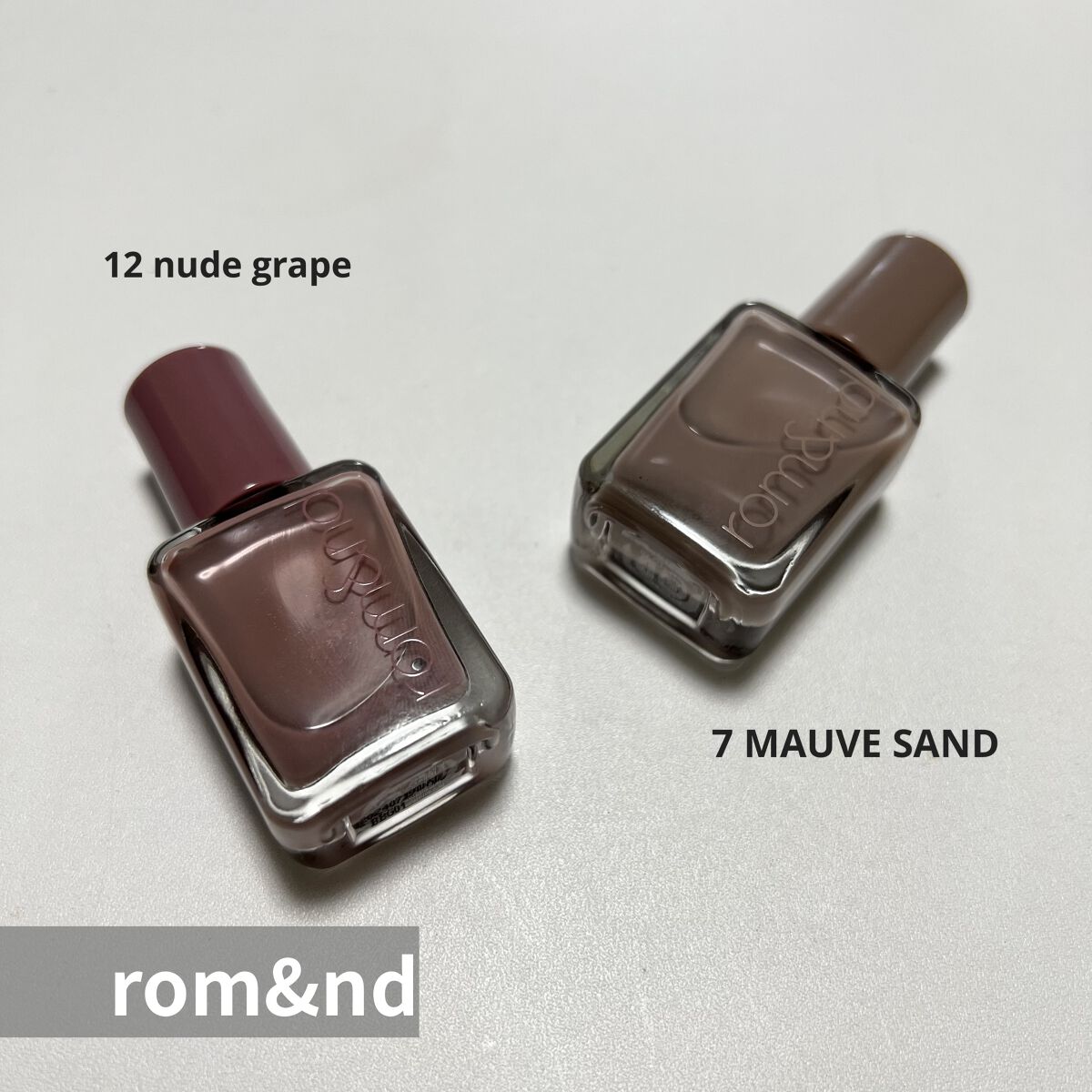 ムードペブルネイル/rom&nd/マニキュアを使ったクチコミ（1枚目）