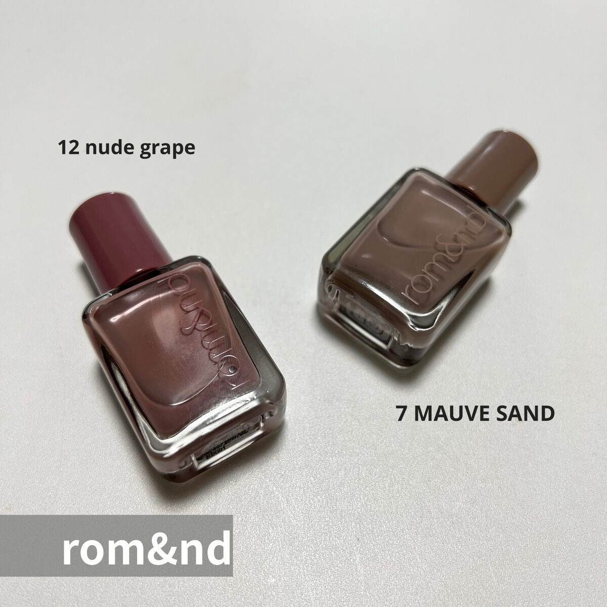 ムードペブルネイル/rom&nd/マニキュアを使ったクチコミ(1枚目)