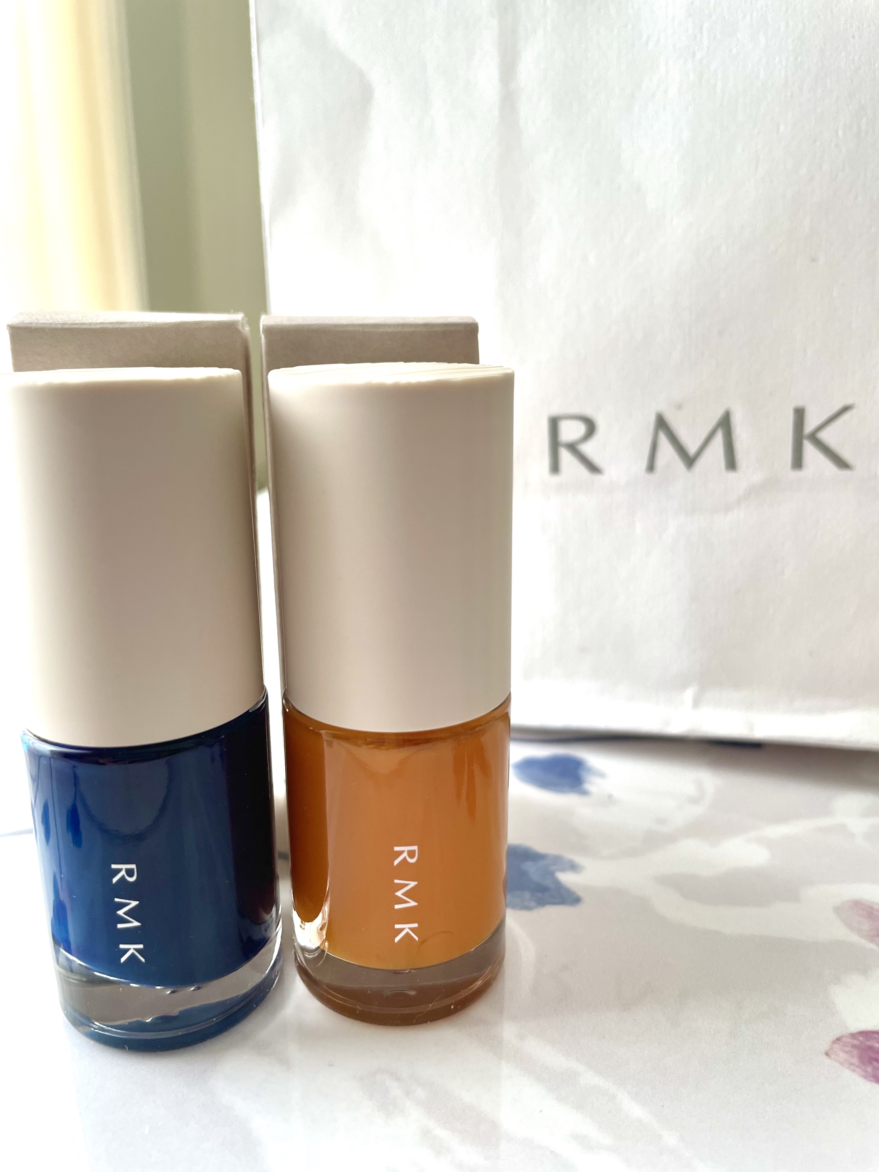 RMK ネイルラッカー 16 Denim Blue デニム ブルー/RMK/マニキュアを使ったクチコミ（1枚目）