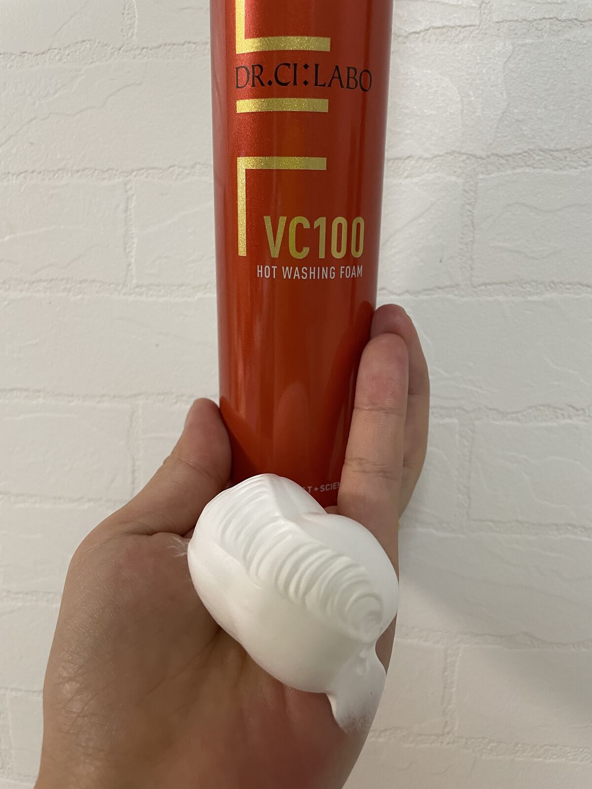 VC100ホットウォッシングフォーム/ドクターシーラボⓇ/泡洗顔を使ったクチコミ（1枚目）