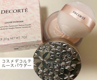 🎈最近の購入品🎈
　　DECORTÉ
　　コスメデコルテ ルースパウダー
　　01 crystal translucent

　　おまけで　00 translucent  ミニサイズもついてきた！