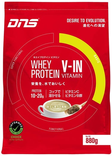 ホエイプロテイン ビタミン ほうじ茶ラテ風味 DNS