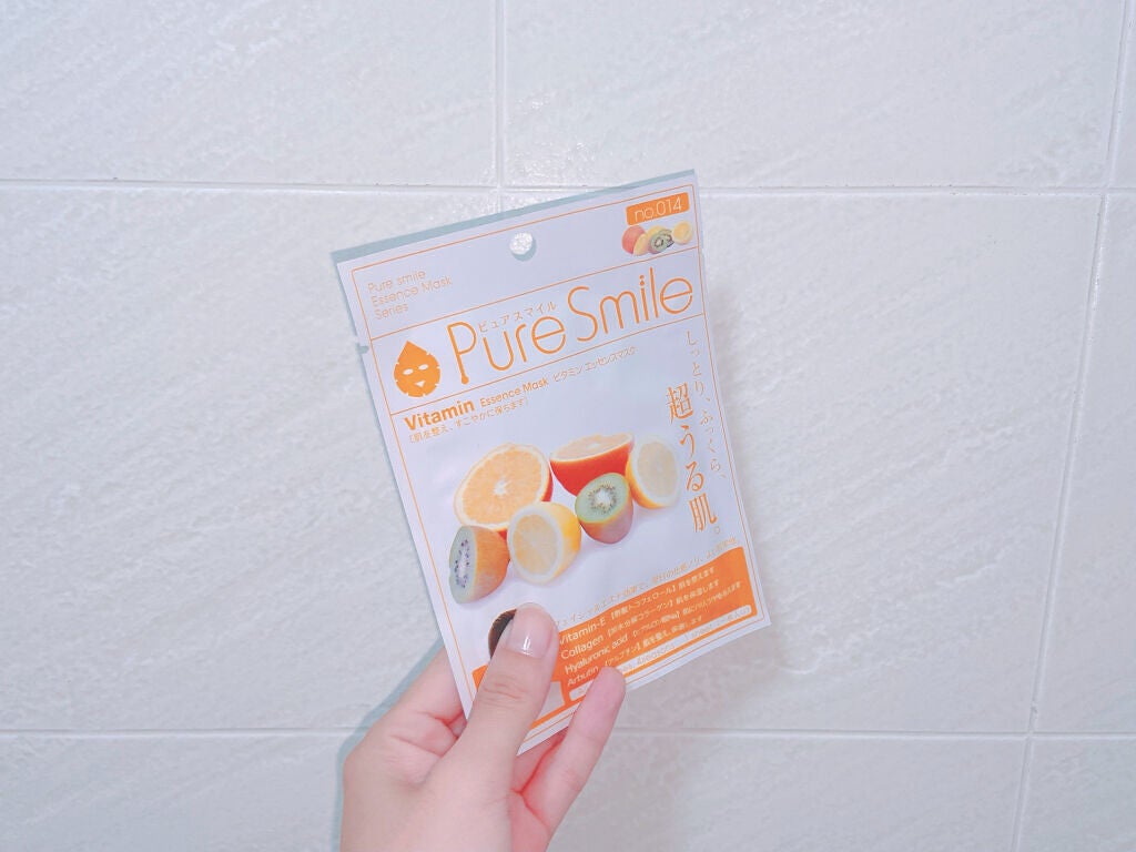 ビタミンエキス/Pure Smile/シートマスク・パックを使ったクチコミ(1枚目)