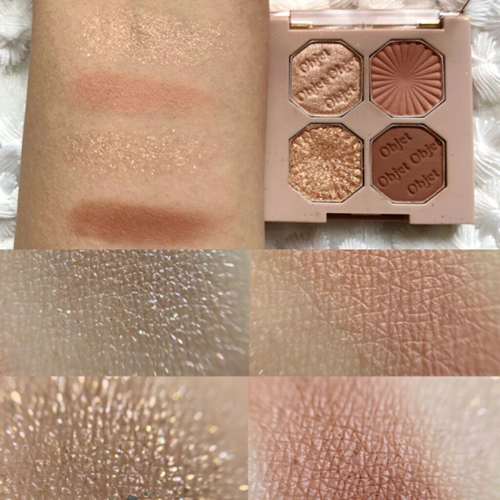 プレイカラーアイズ ミニオブジェ フレンチローズティー/ETUDE/アイシャドウパレットを使ったクチコミ（3枚目）