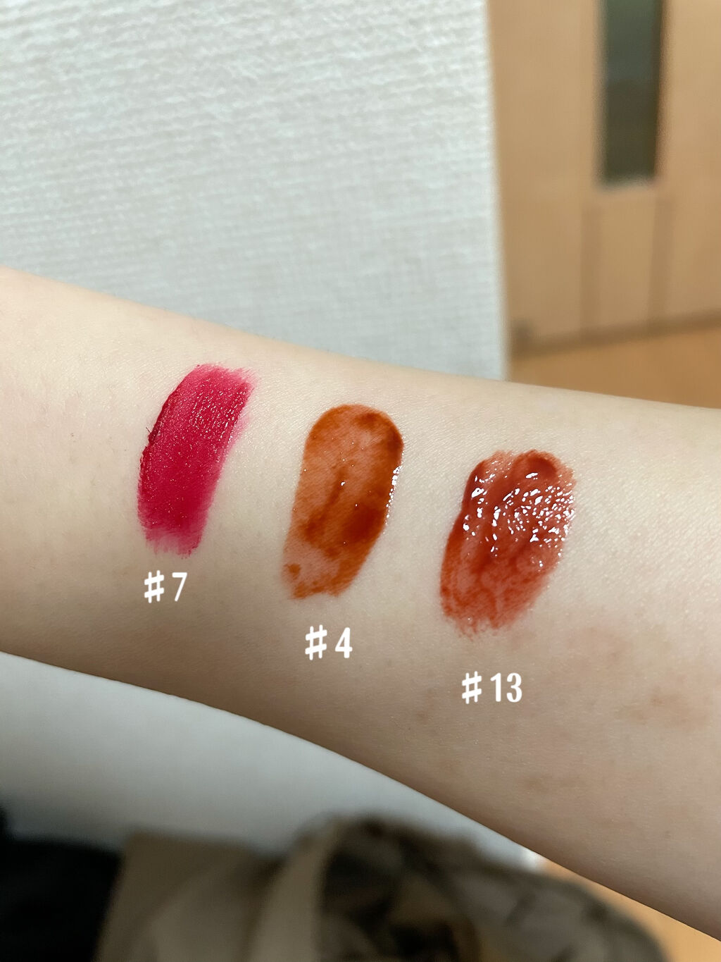 グラスティングウォーターティント/rom&nd/リップティントを使ったクチコミ（3枚目）