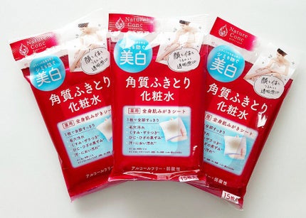 ネイチャーコンク 薬用 ふきとり化粧水シート/ネイチャーコンク/トナーパッドを使ったクチコミ(1枚目)