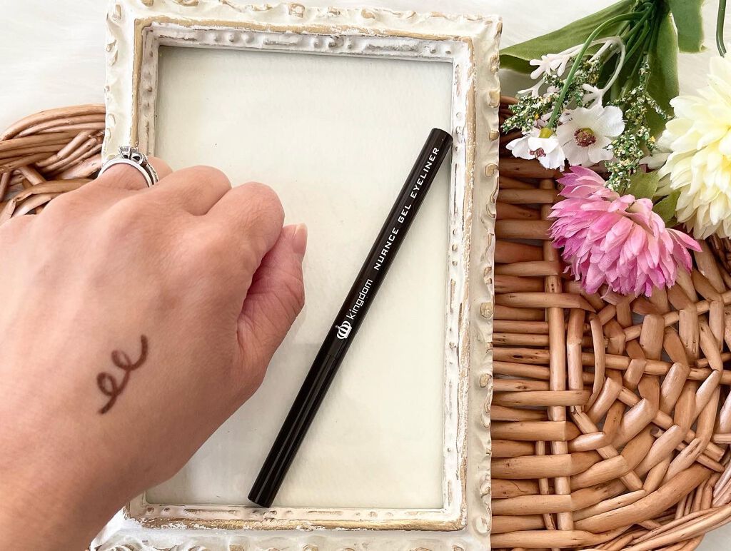 ニュアンスジェルアイライナーWP ディープブラウン/キングダム/ジェルアイライナーを使ったクチコミ（2枚目）