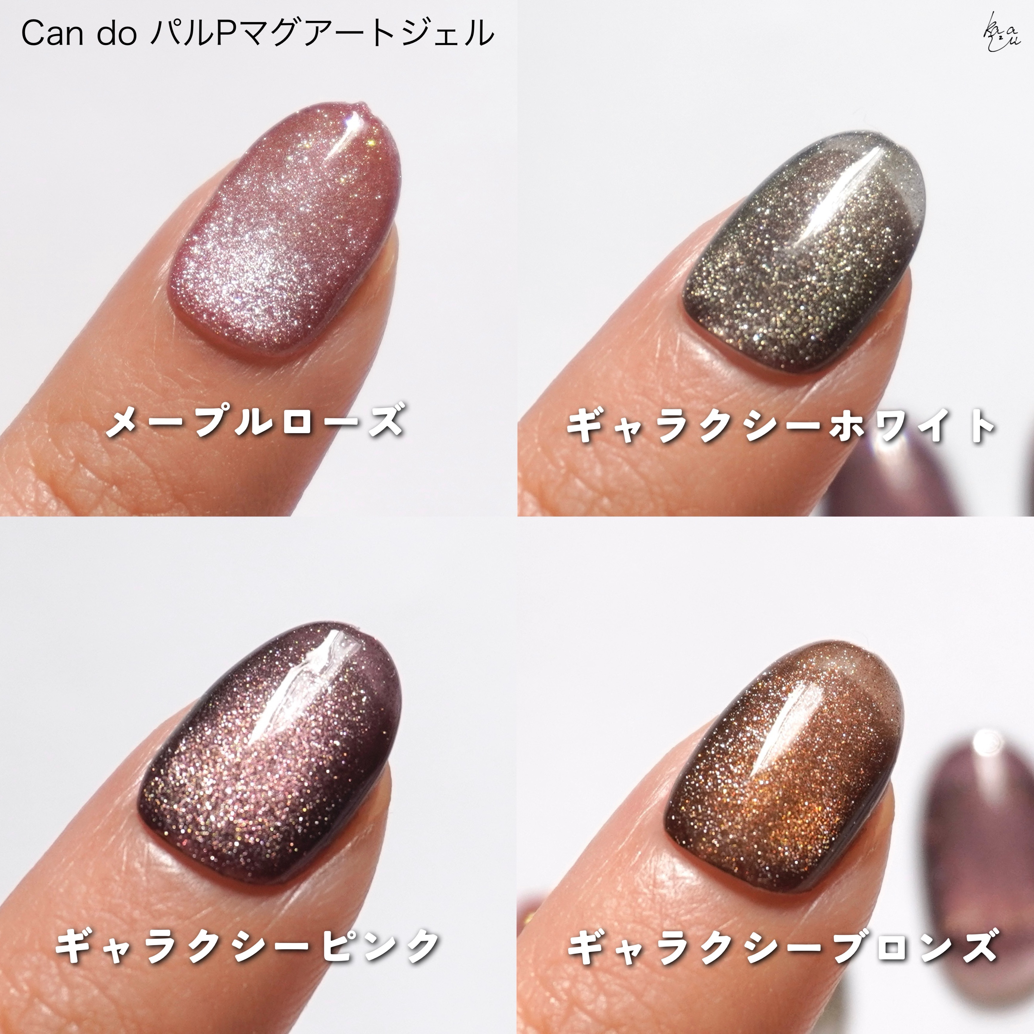 キャンドゥ/パルキコイ/マグアートジェル/パール/微粒子/フラッシュ/大粒