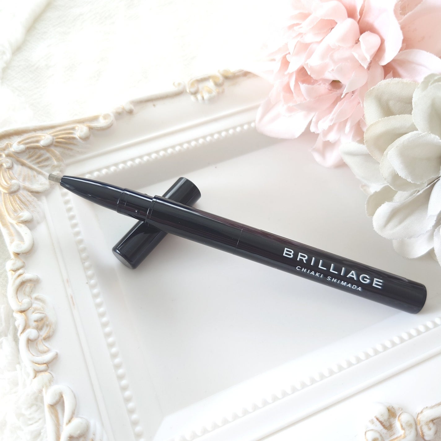 ロングステイ アイブロウパウダー&ペンシル/ブリリアージュ/アイブロウペンシルを使ったクチコミ(2枚目)