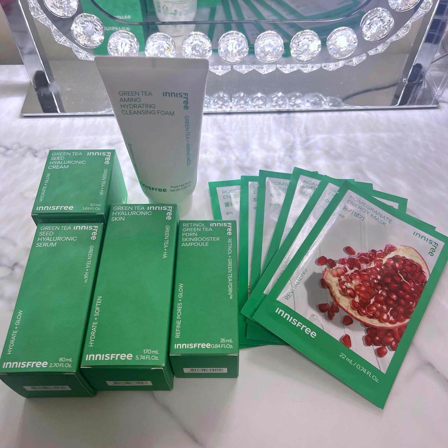 グリーンティー　ヒアルロン　スキン/innisfree/化粧水を使ったクチコミ（2枚目）