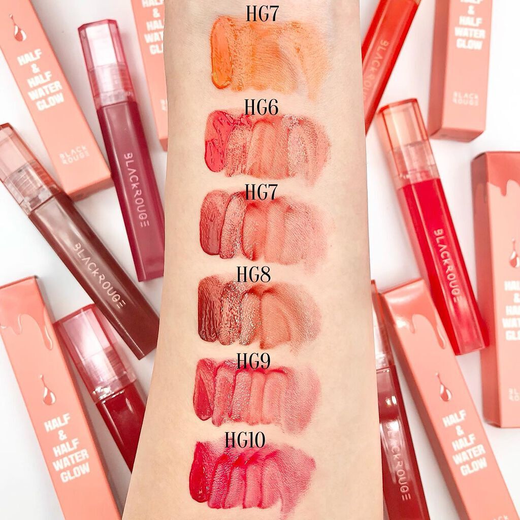 ハーフアンドハーフ ウォーターグロウ​/BLACK ROUGE/口紅を使ったクチコミ（1枚目）