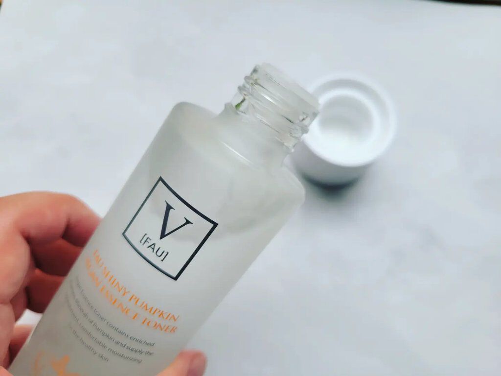 シャイニーパンプキンビーガンエッセンストナー150ml/FAU/化粧水を使ったクチコミ（2枚目）