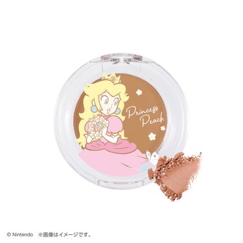 スーパーマリオ　ピーチ姫　フェイス＆アイカラー (パウダータイプ) ブラウン