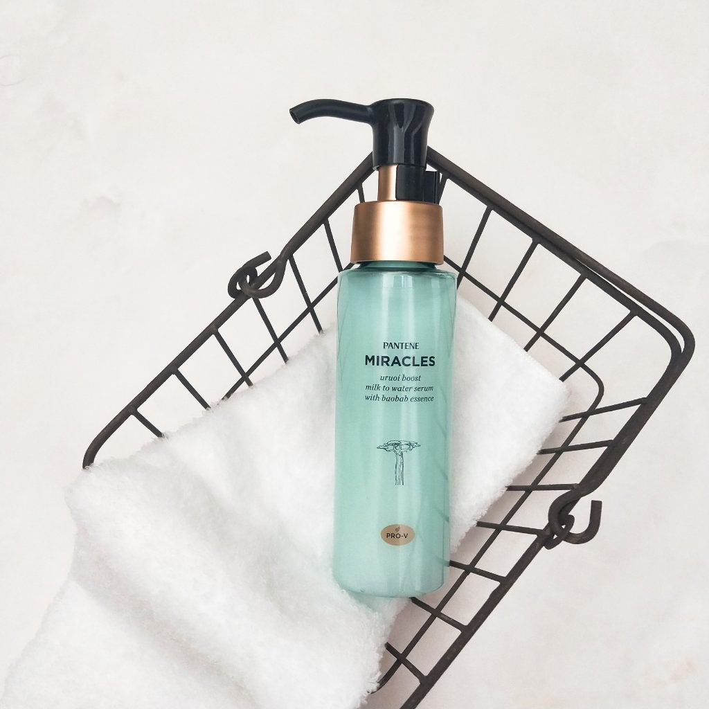 ミラクルズ うるおいブーストミルクウォーターセラム/パンテーン/アウトバストリートメントを使ったクチコミ(1枚目)