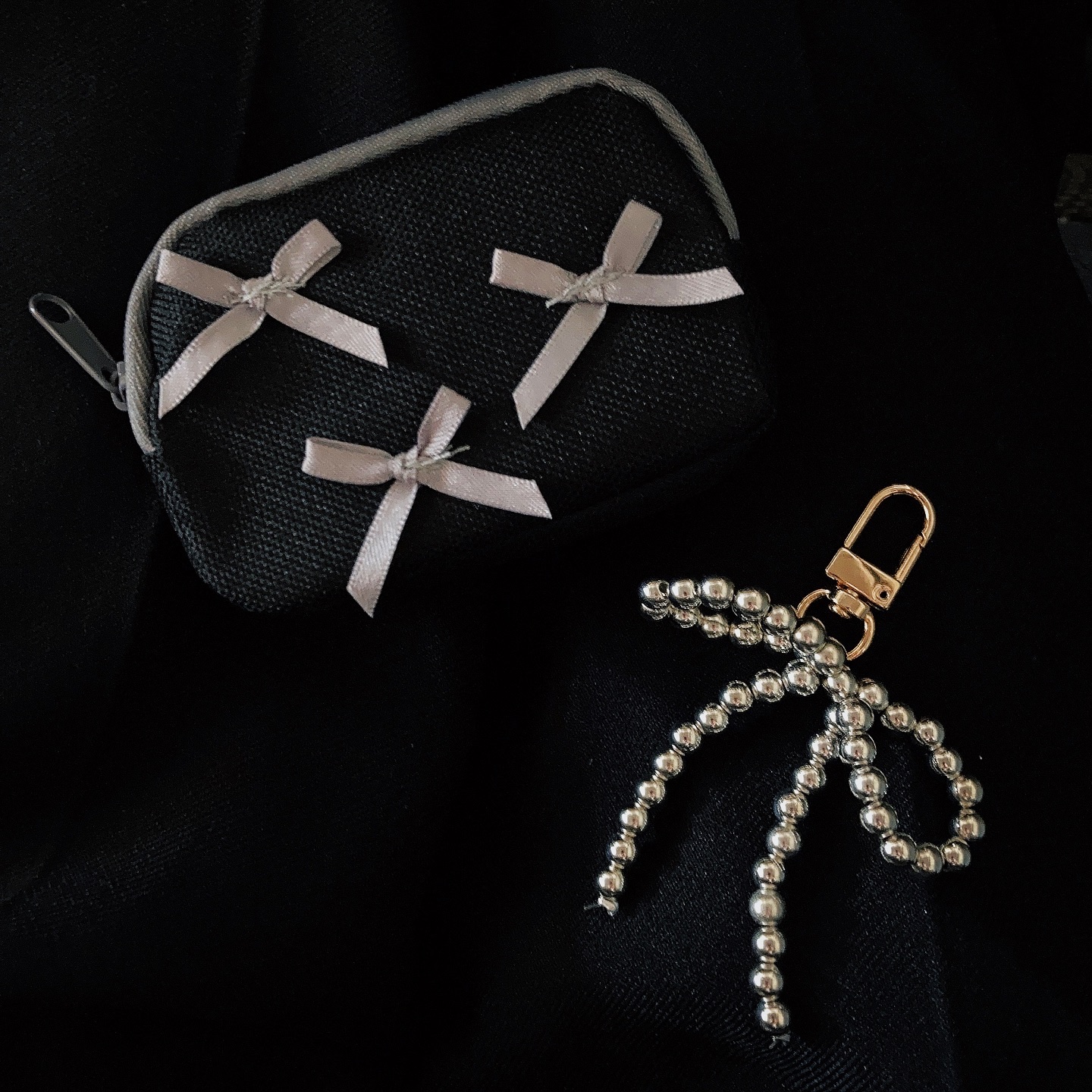 リボンミニポーチ/セリア/その他を使ったクチコミ（2枚目）