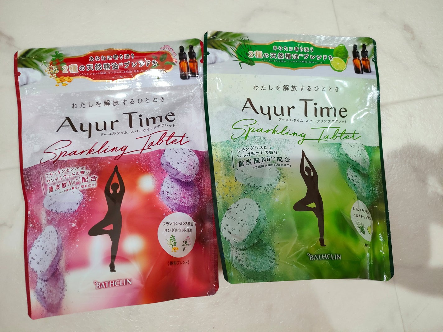 アーユルタイム スパークリングタブレット/アーユルタイム/炭酸系入浴剤を使ったクチコミ(1枚目)