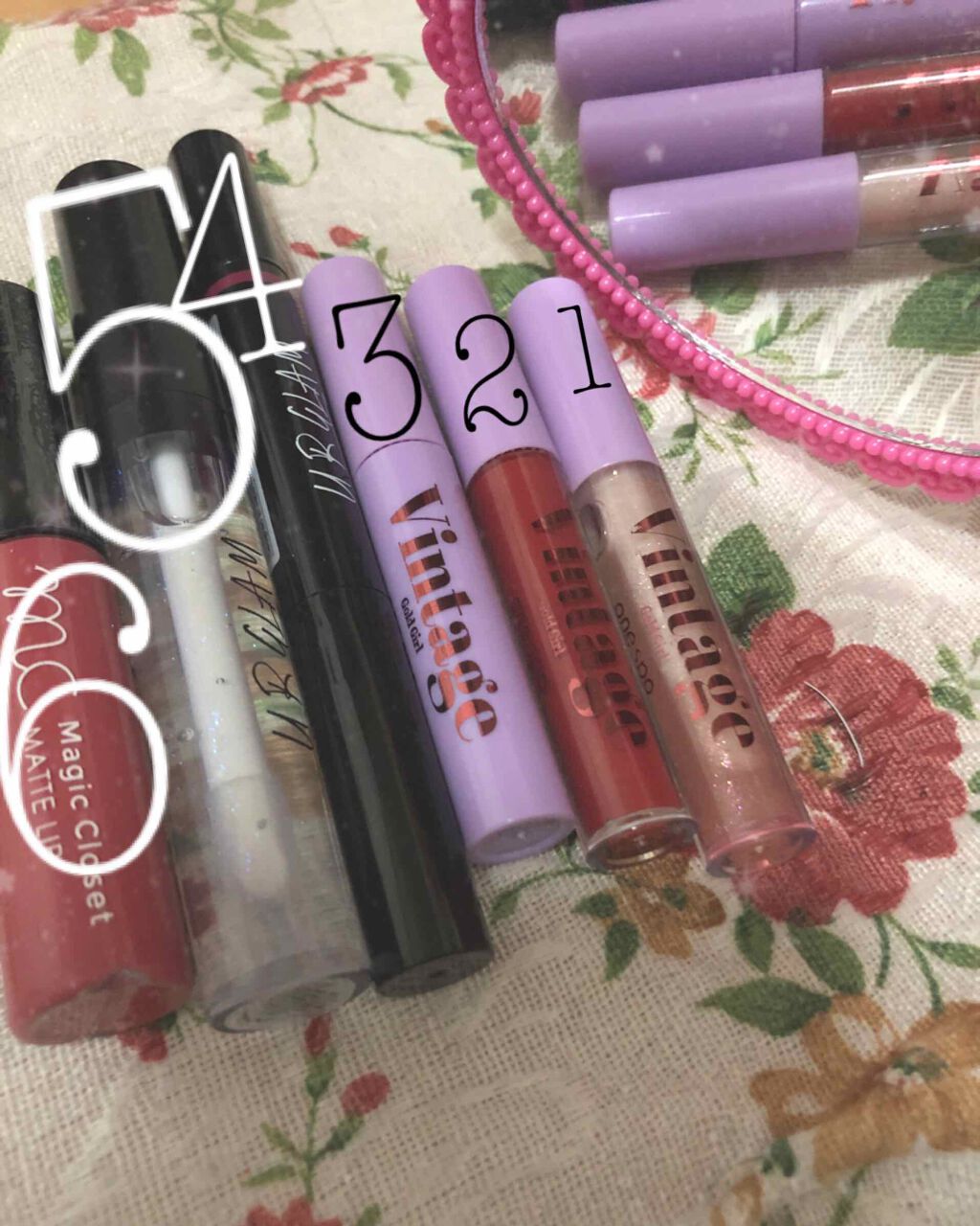 UR GLAM　SHEER LIP GLOSS ローズピンク/U R GLAM/リップグロスを使ったクチコミ（2枚目）