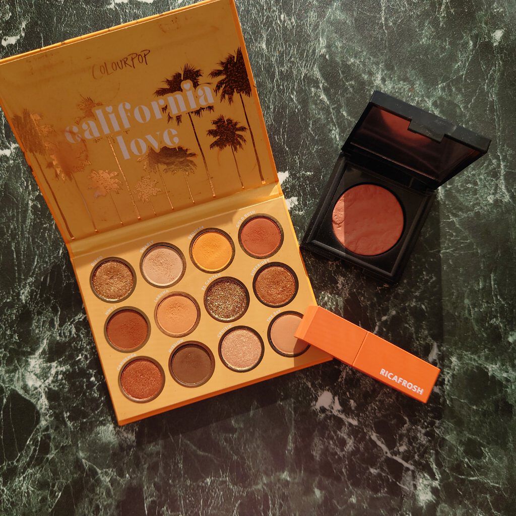 ColourPop California Loveのクチコミ「#今日のメイク 
#ColourPop #CaliforniaLove
久しぶりに使った💞
や.....」（2枚目）