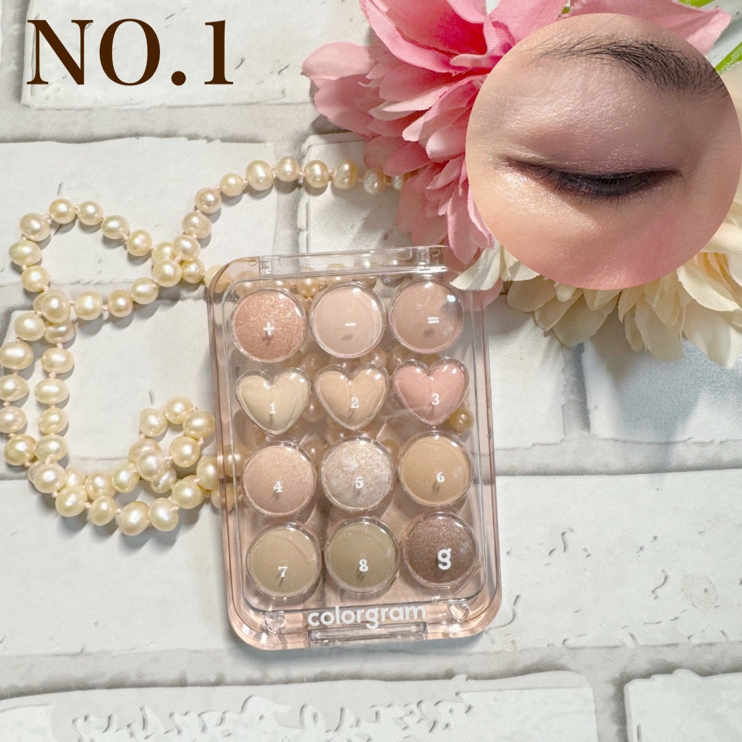 目元チュートリアルアイパレット/Colorgram/アイシャドウパレットを使ったクチコミ(5枚目)