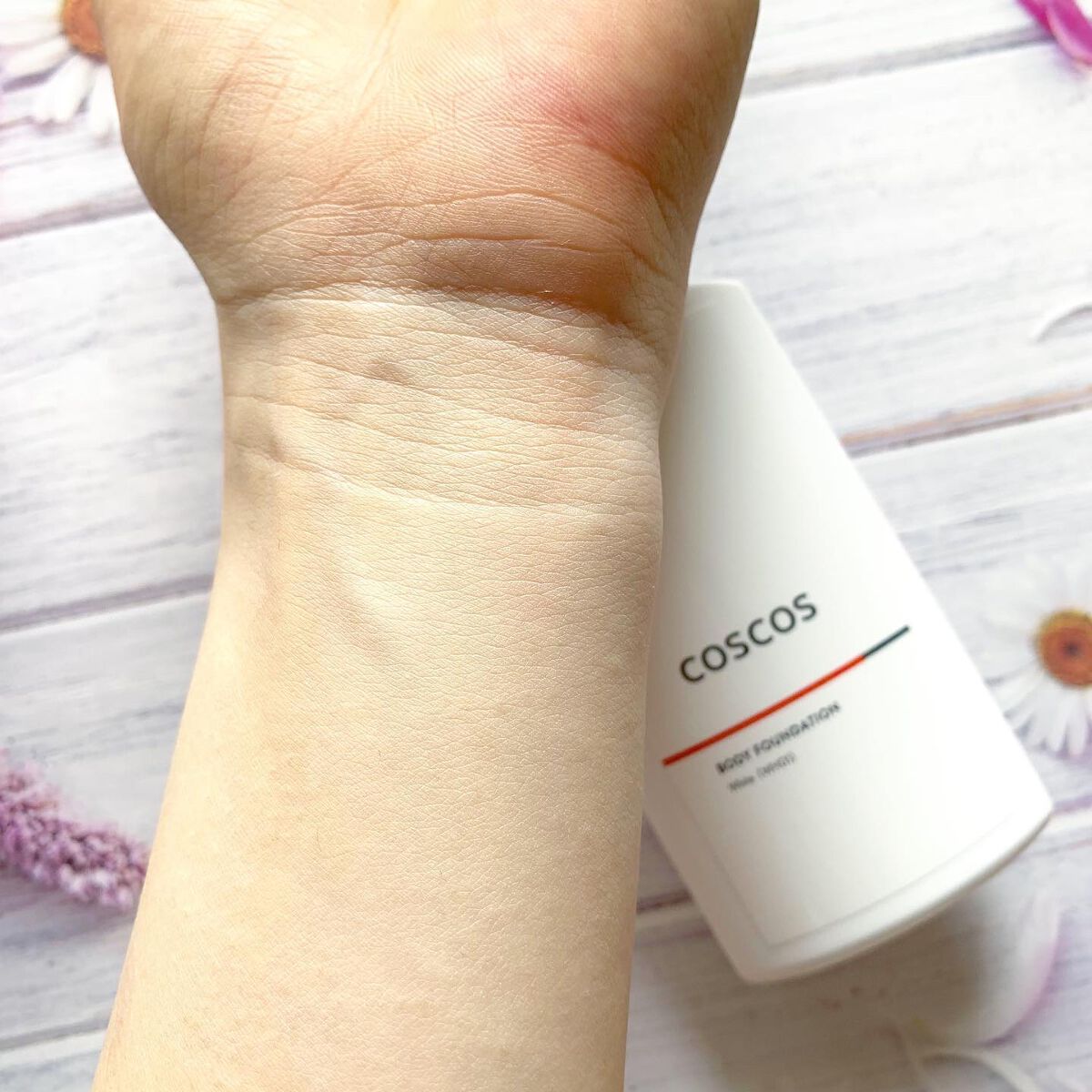 ボディファンデーション/COSCOS/ボディミルクを使ったクチコミ(4枚目)