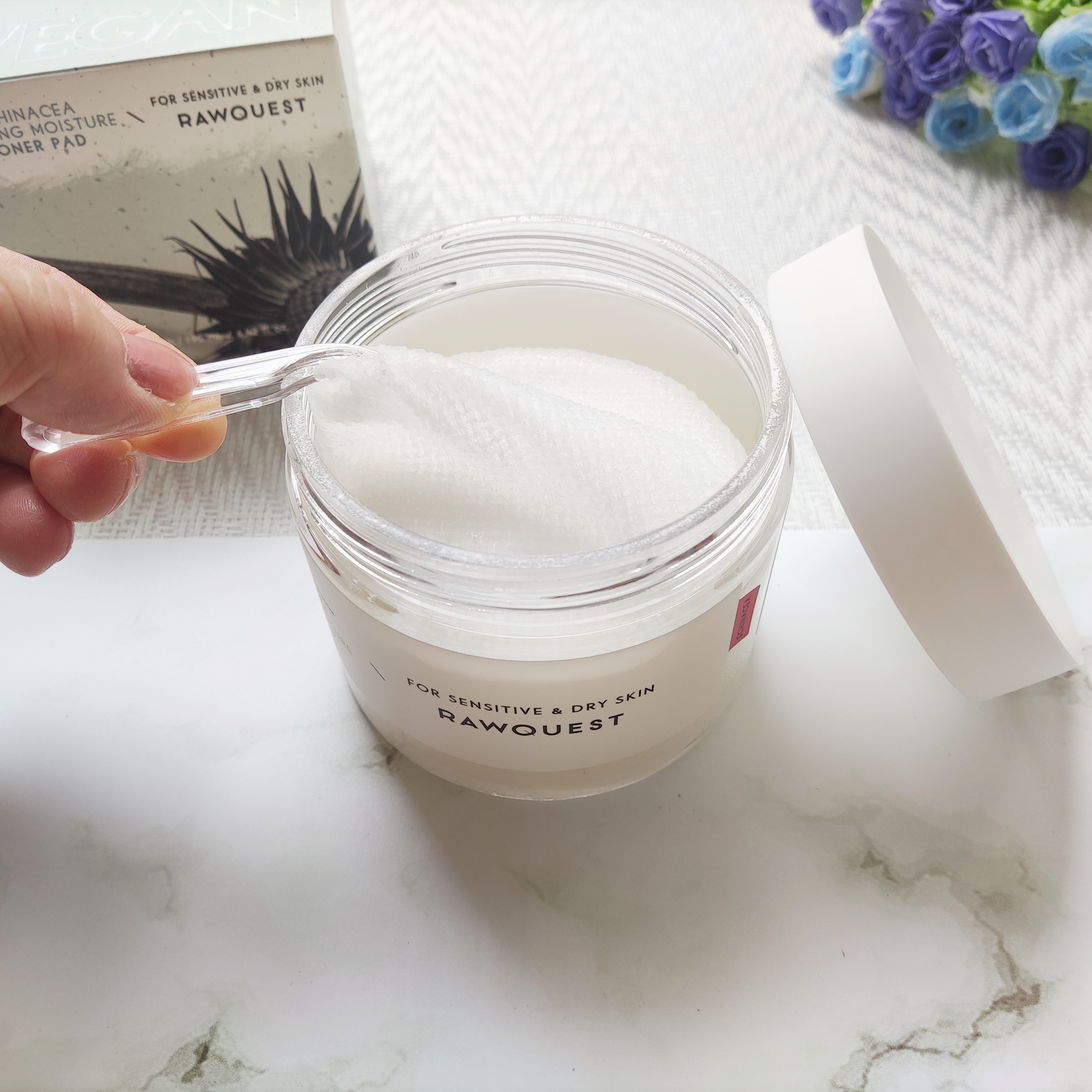 エキネシア カーミングモイスチャートナーパッド/RAWQUEST/トナーパッドを使ったクチコミ（3枚目）