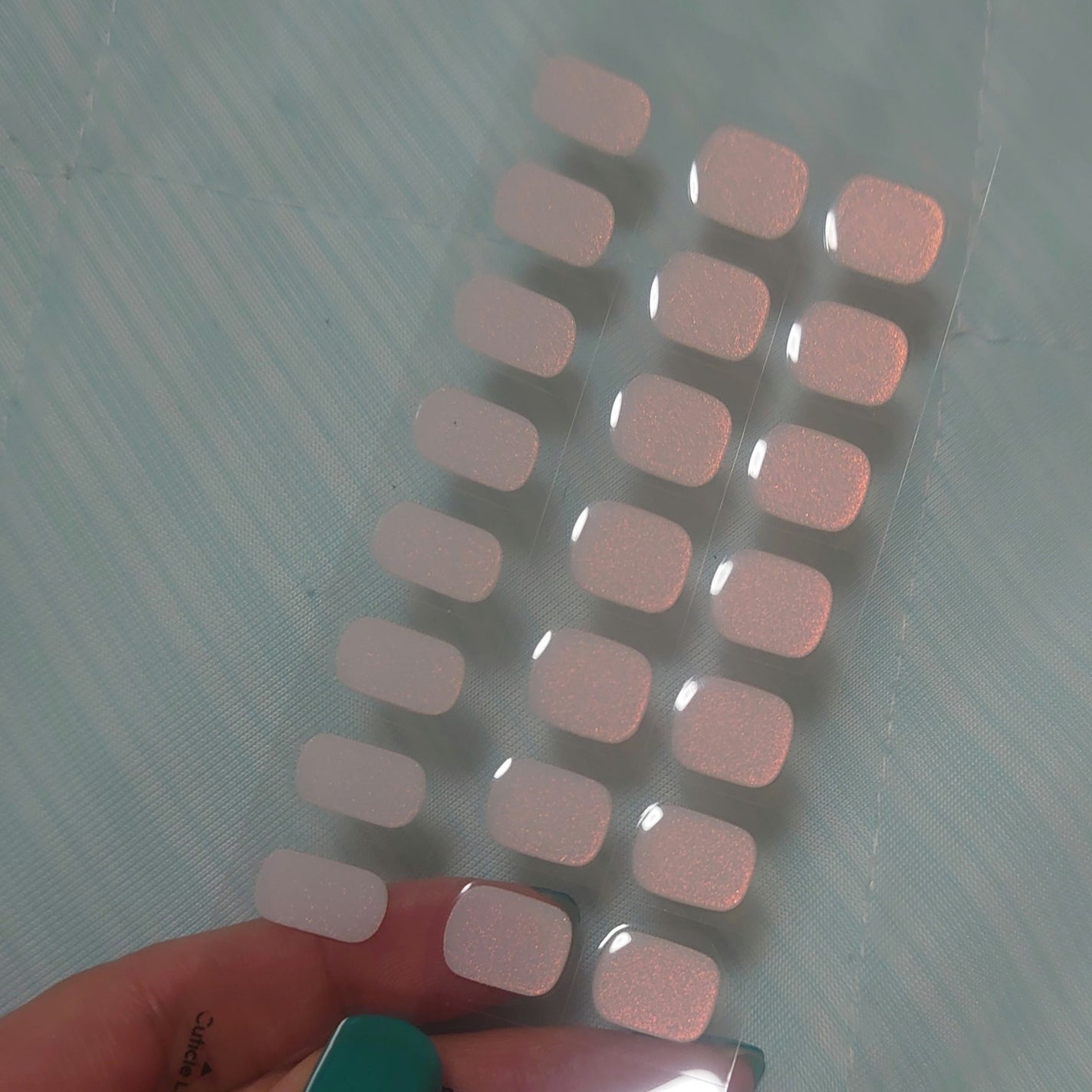 セミキュアジェルネイル(ペディキュア)/ohora/ネイルシールを使ったクチコミ(2枚目)