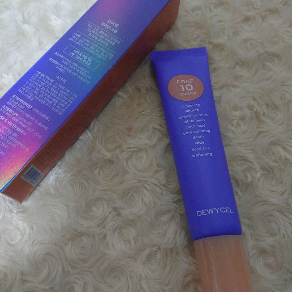 ポアーテンクリーム/DEWYCEL/化粧下地を使ったクチコミ（3枚目）