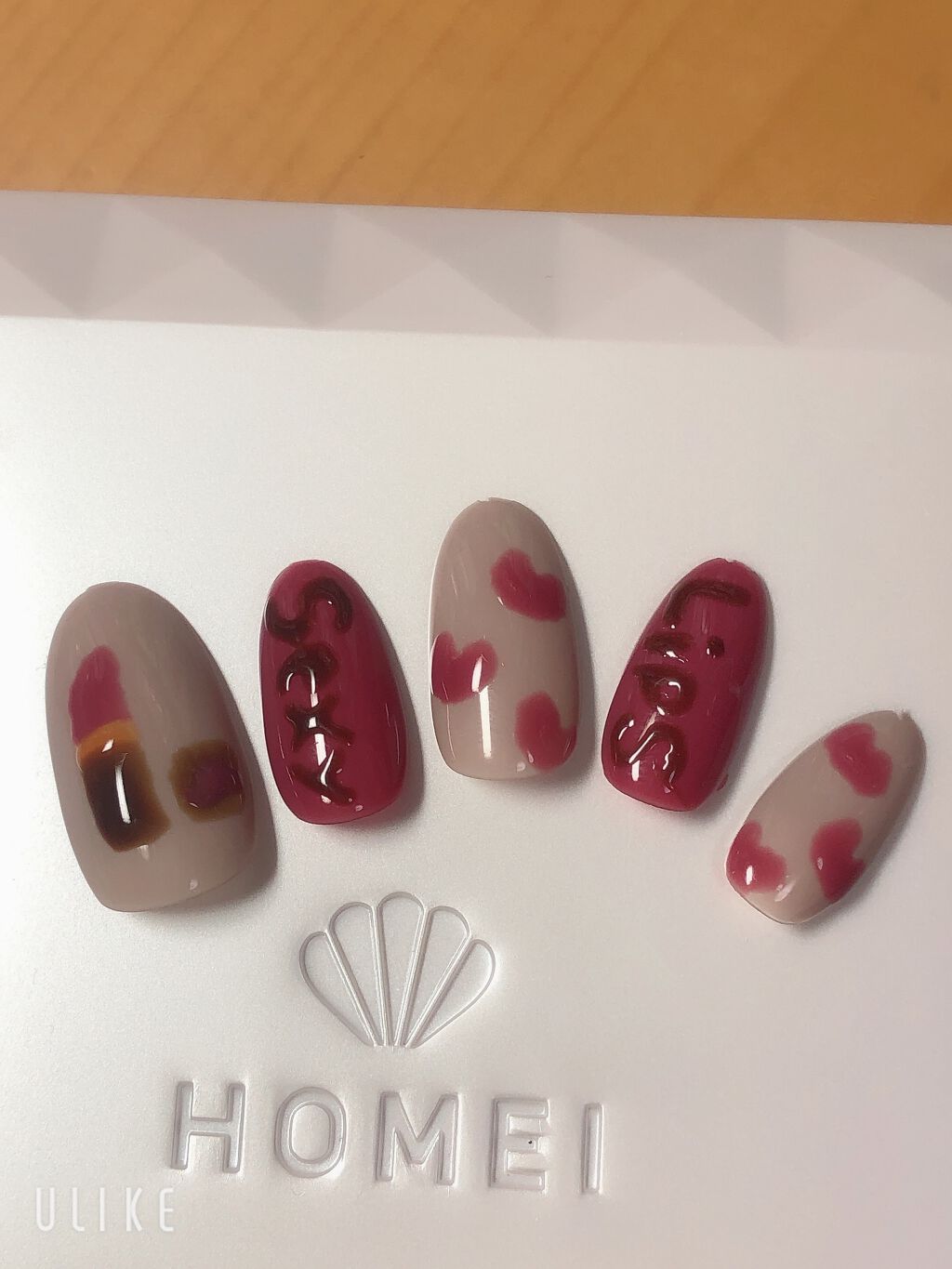 ウィークリージェル NE-63 Sexy Lips/HOMEI/ジェルネイルを使ったクチコミ（1枚目）