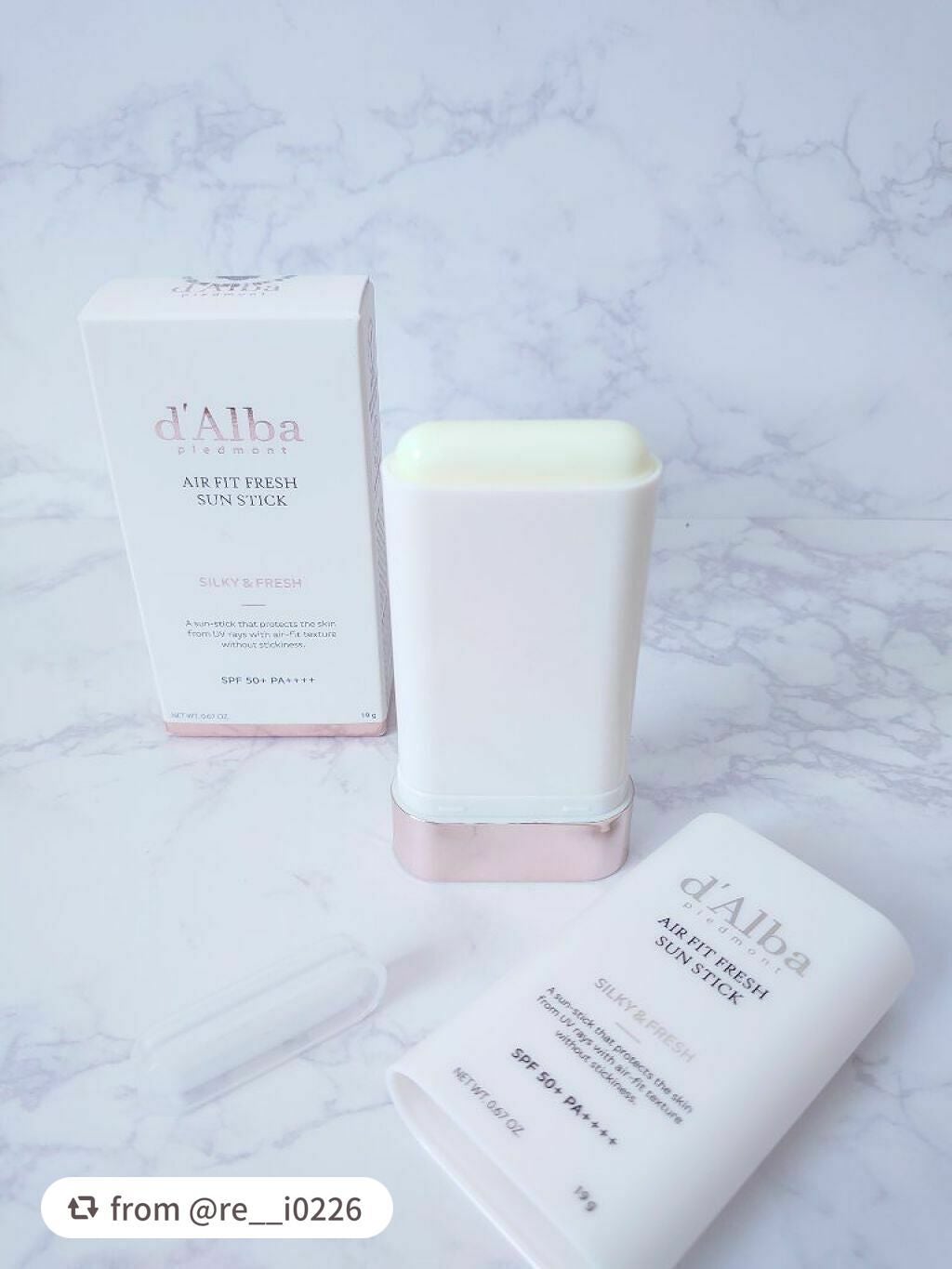 エアーフィットフレッシュサンスティック/ダルバ/日焼け止めスティックを使ったクチコミ(3枚目)