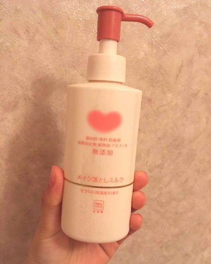 メイク落としミルク/カウブランド無添加/ミルククレンジングを使ったクチコミ(1枚目)