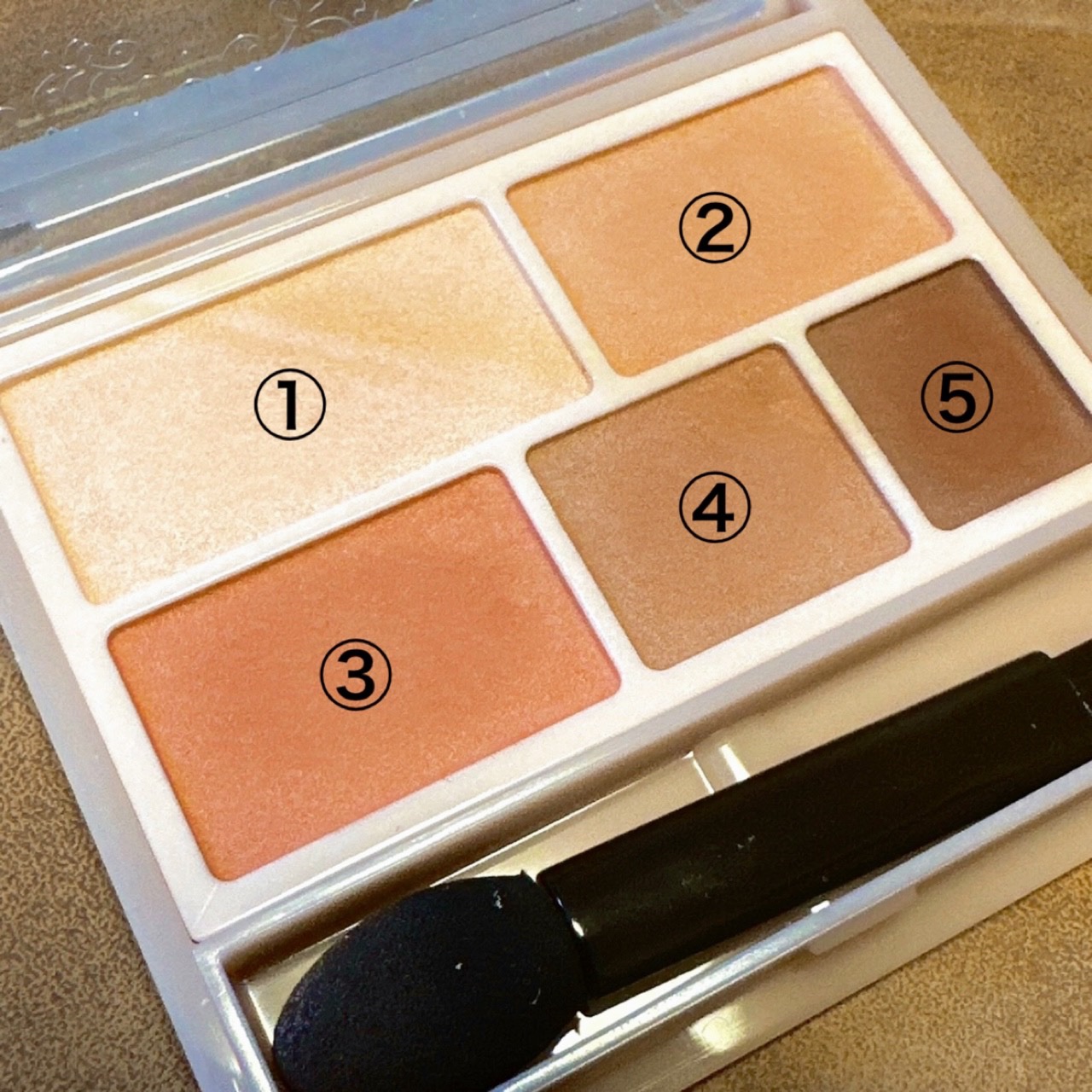 パーフェクトマルチアイズ/キャンメイク/アイシャドウパレットを使ったクチコミ（2枚目）