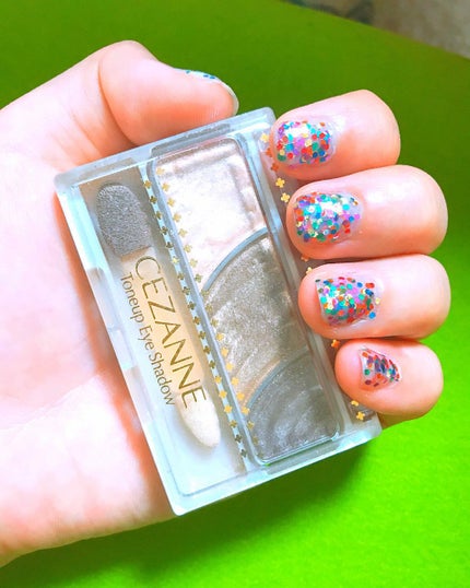 トーンアップアイシャドウ/CEZANNE/アイシャドウパレットを使ったクチコミ(1枚目)