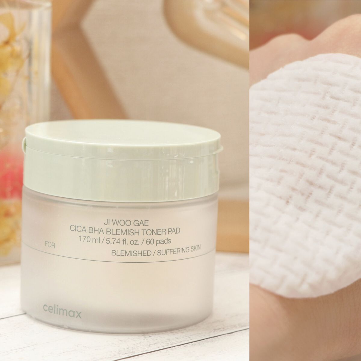 シカBHAフレミッシュトナーパット/celimax/クレンジングシートを使ったクチコミ（1枚目）
