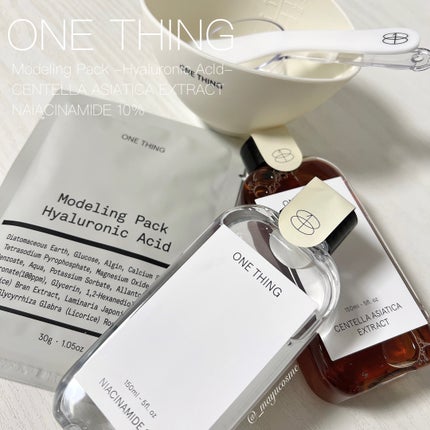 モデリングパック ヒアルロン酸 /ONE THING/洗い流すパック・マスクを使ったクチコミ(1枚目)