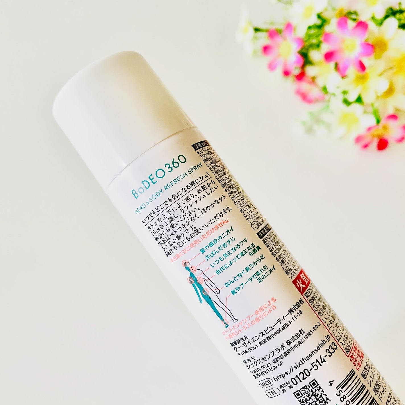 BoDEO360 ヘッド&ボディリフレッシュスプレー/シックスセンスラボ/デオドラント・制汗剤を使ったクチコミ(2枚目)