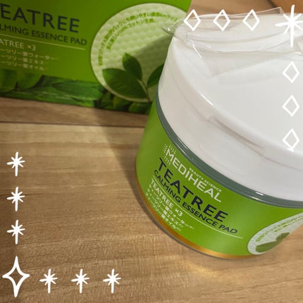 ティーツリーカーミングエッセンスパッド/MEDIHEAL/トナーパッドを使ったクチコミ(1枚目)