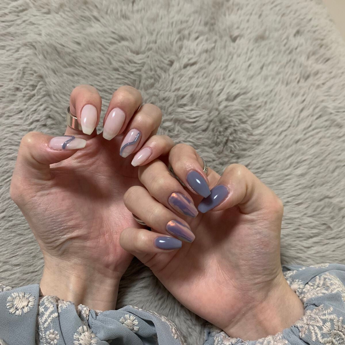 nami on LIPS 「#ネイル記録#ジェルネイル#💅🏻💗..」(2枚目)