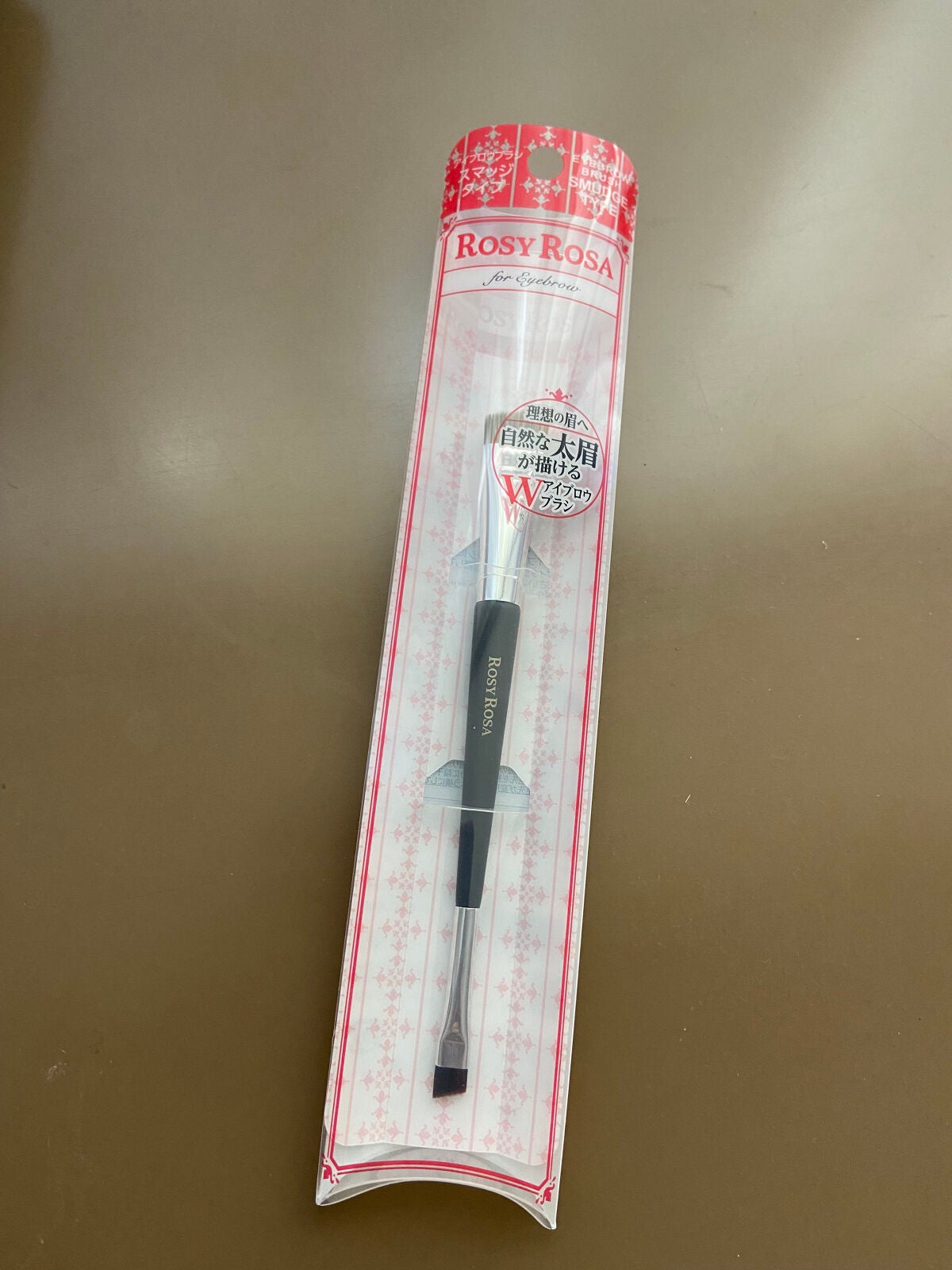 ダブルエンドアイブロウブラシ スマッジタイプ/ロージーローザ/メイクブラシを使ったクチコミ(1枚目)