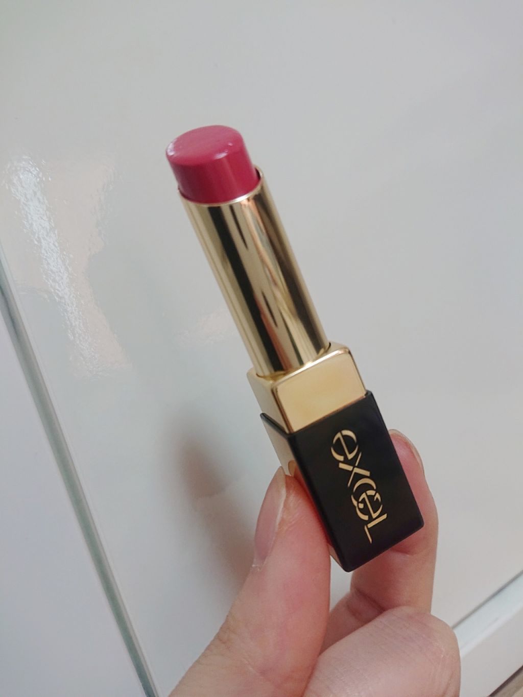 グレイズバームリップ/excel/口紅を使ったクチコミ(2枚目)