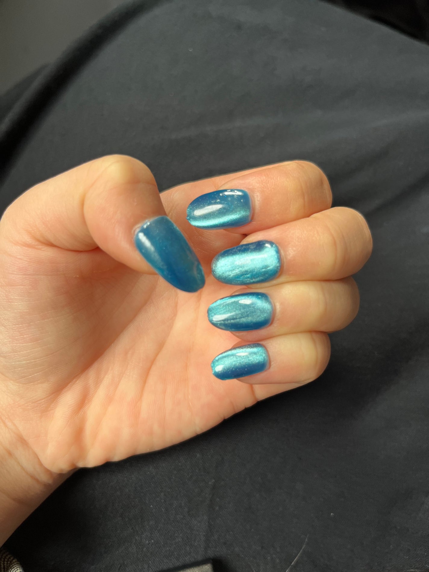 フォロバ100 ︎︎🎀もか🎀 on LIPS 「SHEINのジェルネイルとセリアのネイルチップで作ったー!..」(1枚目)