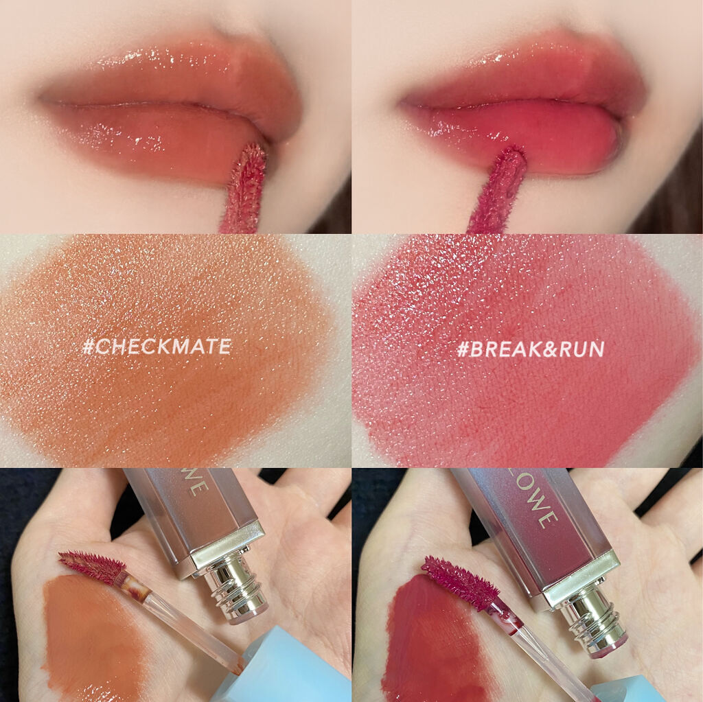 ロングラスティンググロウティント/MELALOWE/リップティントを使ったクチコミ（3枚目）