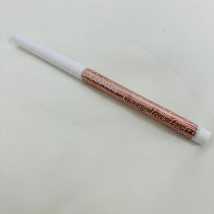 クリーミータッチパール 02 ホリデーベージュ/キャンメイク/ペンシルアイライナーを使ったクチコミ(1枚目)