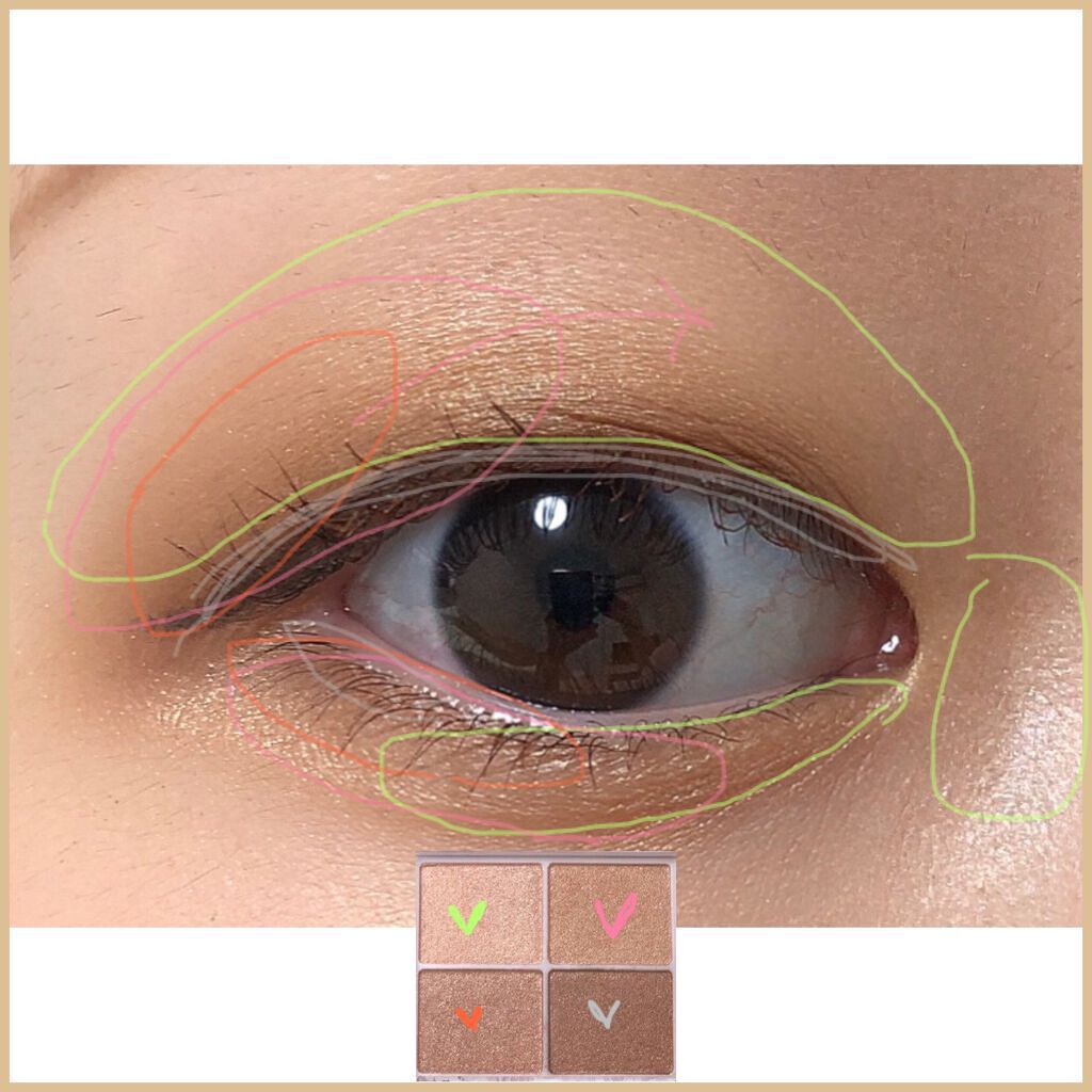 シルキースフレアイズ/キャンメイク/アイシャドウパレットを使ったクチコミ（2枚目）