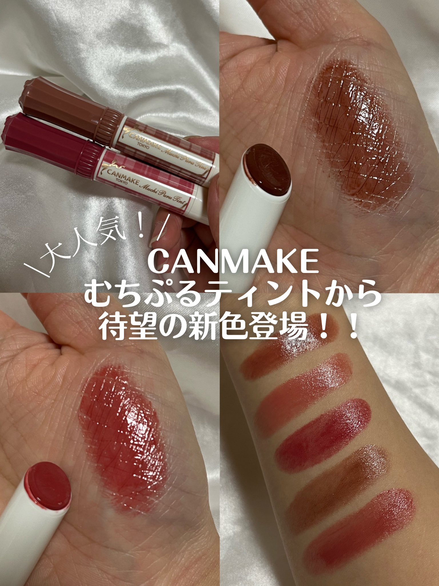 むちぷるティント/キャンメイク/リップティントを使ったクチコミ（1枚目）