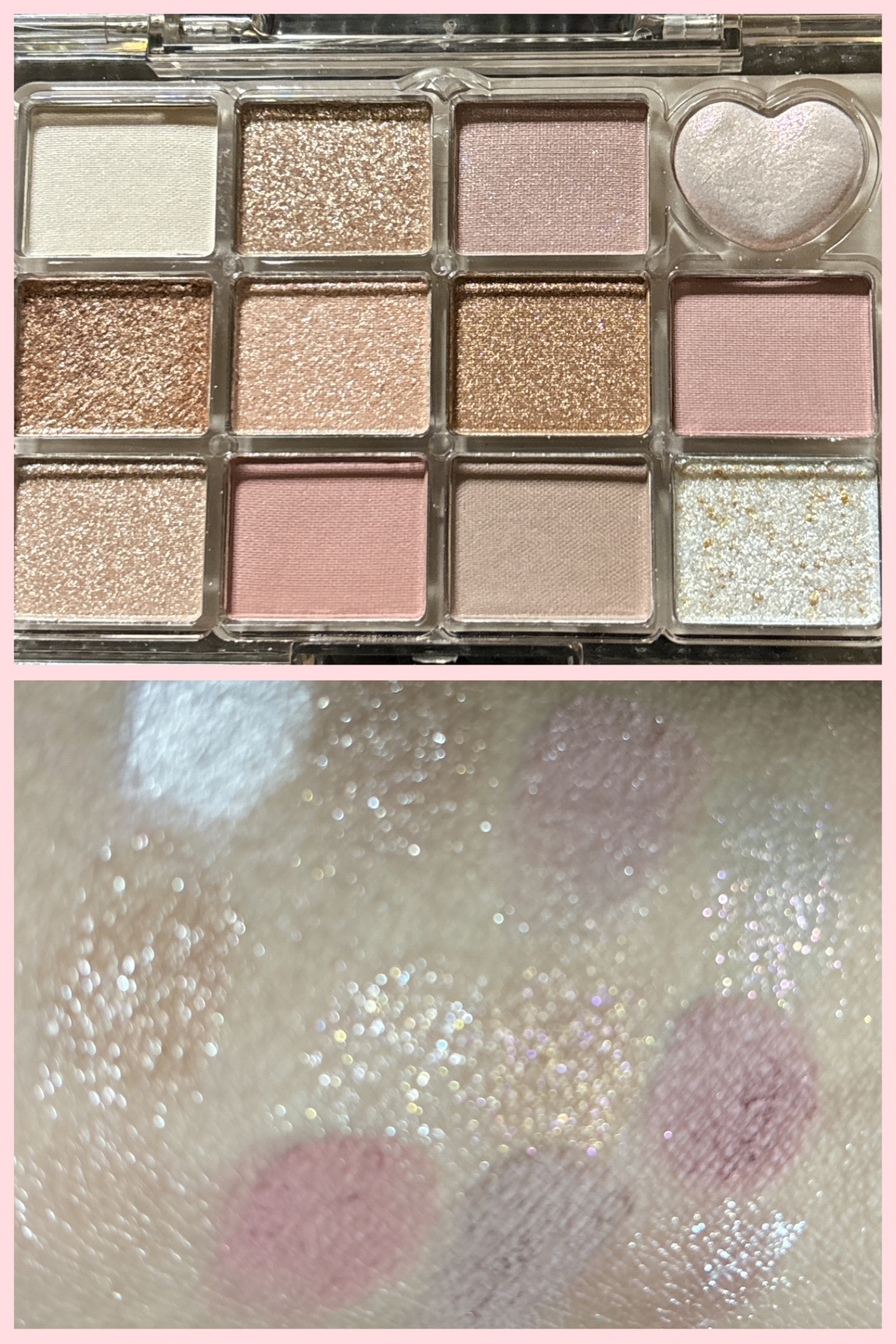 シャイニング12色ミニアイシャドウパレット HT02/jill leen./アイシャドウパレットを使ったクチコミ（3枚目）